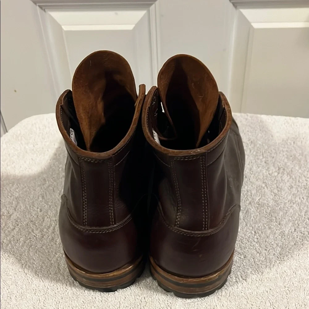 Truman Boot Co Reddish Brown Rugged Leather Boots - size 12.5 width EE - Picture 4 of 9